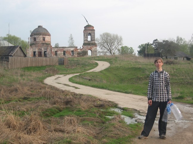 Егорье, разрушенная церковь